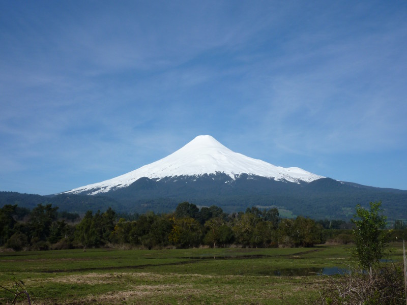 Volcan Osorno from the Osorno-Ensenada road.
